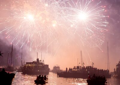 avondshow sail vuurwerk 2025 boot huren